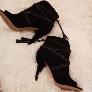 Black ankle boots